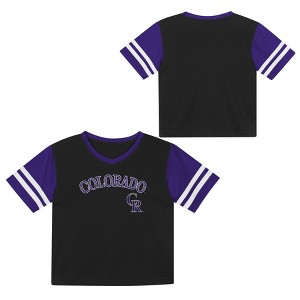MLB Colorado Rockies Toddler Boys' Pullover Team Jersey - 1 of 3