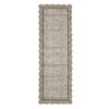 Modern Washable Area Rug, Scalloped Throw Carpet with Non Slip Backing, Low Pile Stain Resistant Floor Carpet for Living Room - 2 of 4
