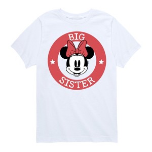 Girls' - Disney - Minnie Big Sister Short Sleeve Graphic T-Shirt - 1 of 4