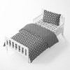 Bacati - Love Aztec Print Black 4 pc Toddler Bedding Set - image 3 of 4