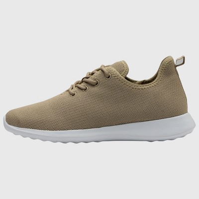 Alpine Swiss Riley Mens Knit Fashion Sneakers Lightweight Athletic Walking Tennis Shoes 9 M US Khaki — фото 2