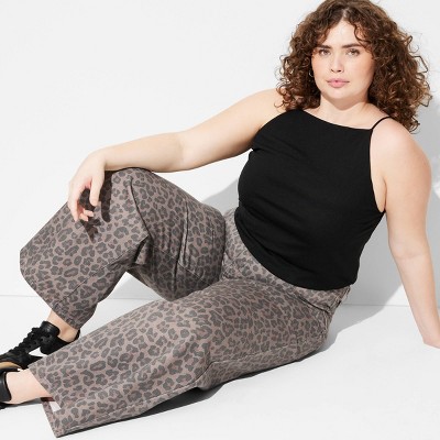 Women's Low-Rise Wide Leg Baggy Jeans - Wild Fable™