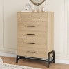 Jojoka 6-Drawer Tall Dresser with Storage, Freestanding Wood Chest for Bedroom, Entryway, Closet, 46.6" Vertical Organizer - 2 of 4