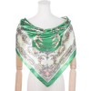 Elerevyo Women's Floral Printed Square Silk Feeling Satin Scarves Head Wrap Bandanas 35.4" X 35.4" - 2 of 4