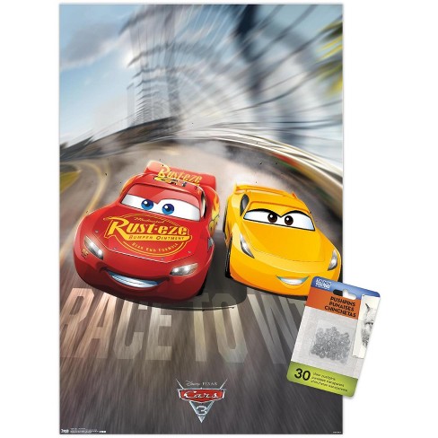 Trends International Disney Pixar Cars 3 Race To Win Unframed