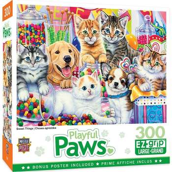 MasterPieces Inc Sweet Things 300 Piece Large EZ Grip Jigsaw Puzzle