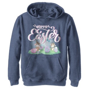 Boy's Bambi Happy Easter Thumper Pull Over Hoodie - 1 of 4