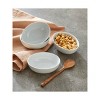 tagltd Whiteware Round Bowl Set of 4 Porcelain Dinnerware Serving Dish Bowls 4 oz. Dishwasher Safe - 3 of 4