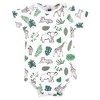 Hudson Baby Infant Boy Cotton Bodysuits 5-Pack, Jungle - 4 of 4