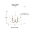 Capital Lighting Gwyneth 6 - Light Chandelier in  Winter Gold - 4 of 4