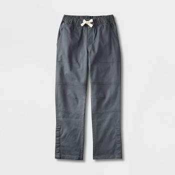 Boys' Adaptive Straight Fit Pull-On Woven Pants - Cat & Jack™ Gray