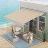 Vynxaria Elegant Awning Retractable Canopy: 13' x 10' Sun Shade for Decks and Balconies - 3 of 4