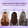NEXPURE Airflow Styler Curling Iron, Flat Iron Hair Straightener and Curler 2 in 1, Ionic Curling Wand with Cool Air Lock in Style - 3 of 4