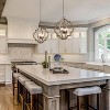 LNC Timeless Farmhouse/Rustic Lantern Wood Chandelier,1 Light/3 Light/4 Light - 2 of 4