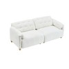 83.1" Cloud Fabric 2-Seater Sofa with Straight-Line Design & Fluffy Sponge Cushioning - 4 of 4