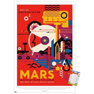 Trends International NASA - Mars Travel Poster Unframed Wall Poster Prints - 1 of 4