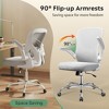 GALAXHERO Ergonomic Office Chair, Mesh Computer Desk Chair with Flip-up Armrests & Adjustable Lumbar Support - 3 of 4