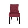 CAVINAS Modern Cheney Dining Chair, Seating for Dining, Accent Chair, Upholstered Armless Chair with Diamond Stitching and Wooden Legs (set of 2) - 4 of 4