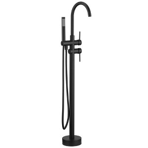 CASAINC 2-Handle Residentail Freestanding Bathtub Faucet with Hand Shower, Brushed Nickel - 1 of 1