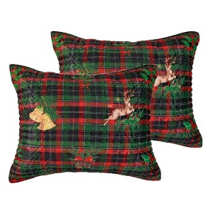 Merry Tartan Sham - Levtex Home - 1 of 4