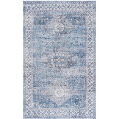 Arizona ARZ242 Machine Made Loomed Area Rug - Blue/Light Blue - 8'-0" x 10'-0" - Safavieh