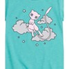 Girls' - Pokémon - Celestial Mew Sketch Mythical Psychic Type Fitted Short Sleeve Graphic T-Shirt - image 2 of 4