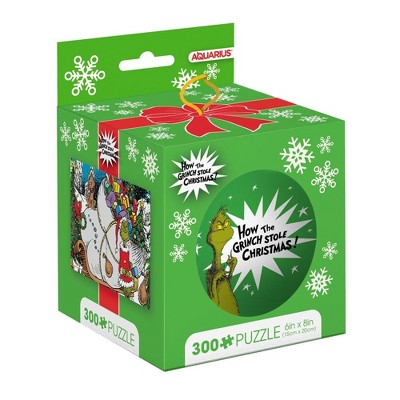Aquarius Puzzles Dr. Seuss The Grinch That Stole Christmas Tin Globe 300 Piece Jigsaw Puzzle