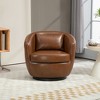 LOVMOR Upholstered Swivel Barrel Armchair with Storage Modern Living Room Side Chair for Bedroom/Office/Reading Spaces - 2 of 4