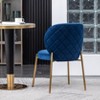 APRILSOUL 30.50" Contemporary Velvet Upholstery Dining Chair,Set of 2 - 4 of 4