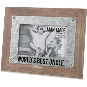 Pavilion Gift Company - Uncle - 9.5" x 7.5" Frame (Holds 4" x 6" Photo) - Single Image Frames - 1 of 4