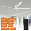 Parrot Uncle 84" Outdoor Industrial Ceiling Fan with Remote - 2 of 4