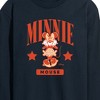Men's - Disney - Minnie Mouse Collegiate Long Sleeve Graphic T-Shirt - 2 of 4