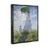 Stupell Industries Woman with a Parasol Classic Claude Monet Painting Black Floater Framed Canvas Wall Art - 3 of 4