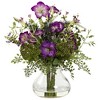 Nearly Natural Mixed Morning Glory with Vase - 2 of 2