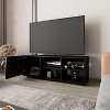 NicBex TV Stand for 60 Inch TV with Handle Free Design,TV Entertanment Center with 1 Cabinet and 4 Open Shelves,TV Console Table for Living Room - 2 of 4