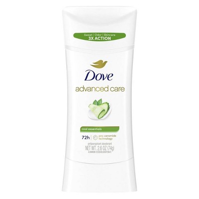 Dove Beauty Advanced Care Cool Essentials 72-Hour Antiperspirant & Deodorant Stick - 2.6oz