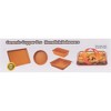Gourmet Edge Copper Ceramic Nonstick Bakeware Set, Assorted Items, 6 Piece - 3 of 4