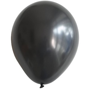 12" 12ct Balloons Black - Spritz™ - 1 of 2