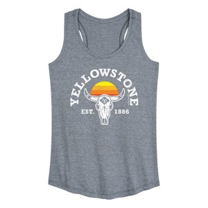 Women's - Yellowstone - Est. 1886 Graphic Racerback Tank - 1 of 4