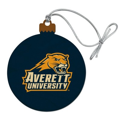 Averett University Cougars Logo Wood Christmas Tree Holiday Ornament