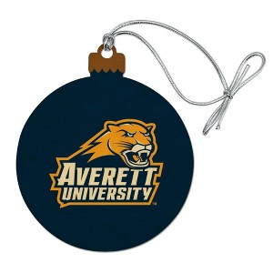 Averett University Cougars Logo Wood Christmas Tree Holiday Ornament - 1 of 4