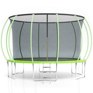 Trampoline 16ft with Enclosure & Ladder, Trampolines for Kids & Adults, Recreational Trampolines for Outdoor Jump, ASTM Approved£¬440LB Capacity? - 1 of 4