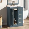 KWPZQEB 24Inch Bathroom Vanity, Modern Bathroom Cabinet with Sink, Wood Bathroom Cabinet with 3 Drawers & Door, Easy Assembly - 3 of 4
