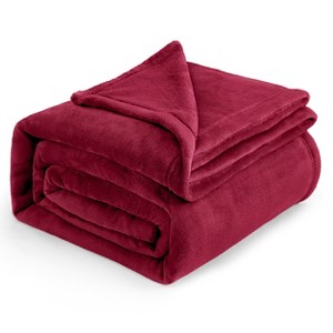Bedsure | Flannel Blanket Solid 280GSM Soft Fuzzy Plush  Bed Blanket - 1 of 4
