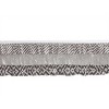 Bacati - Love Gray/Silver 3 Layer Ruffles Crib or Toddler Bed Skirt - 4 of 4