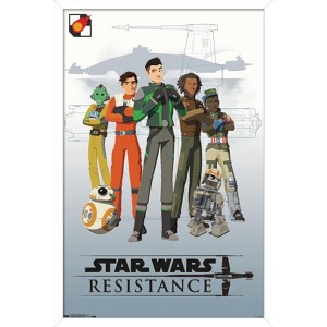 Trends International Star Wars: Resistance - Crew Framed Wall Poster Prints - 1 of 4