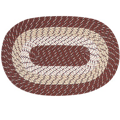 Country Stripe Collection 100% Polypropylene Reversible Indoor Area Utility Rug - Better Trends