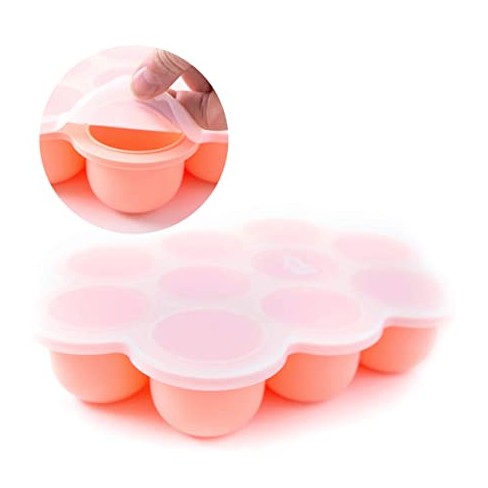 Simka Rose Silicone Food Freezer Tray 10pc - Peach : Target