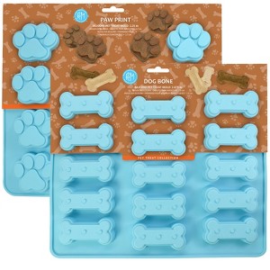 R&M International Pet Treats Mold Set, Paws/Bones - 1 of 3