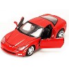2005 Chevrolet Corvette C6 Coupe Red 1/24 Diecast Model Car by Motormax - 2 of 3